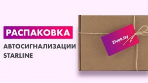 Распаковка — Автосигнализация StarLine S66ВТ GSM v2