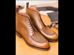КРАСИМ БОТИНКИ КРАСКОЙ KENDA FARBEN-МУЖСКАЯ ОБУВЬ НА ЗАКАЗ-HAND MADE