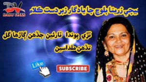 ZAREENA BALOCH | TIRI PAWANDA TARIEN JADHEN GARHA GUL TADHEN MILANDA SEEN | folk songs | Dadu vines