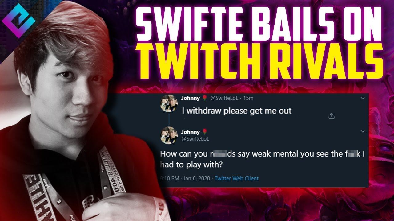 League of Legends Swifte Drops Out of Twitch Rivals Afer Trick2G Drafts Him смотреть онлайн