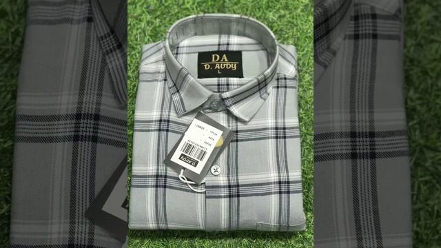 DA-AVDY; Bring You the White, Black and Gray color Check Shirts.