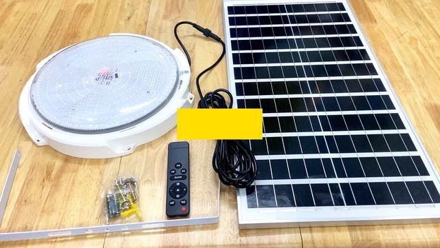 Đèn Ốp Trần 400W Năng Lượng Mặt Trời lắp trần nhà, trong phòng, ngoài hiên,..