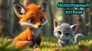 Непослушный котёнок | Детские приключения | сказки | Сказки на ночь для малышей | слушать сказки