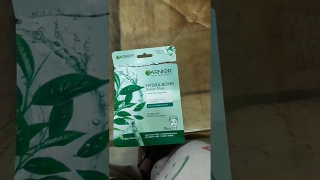 Garnier Hydra Bomb serum sheet mask смотреть онлайн