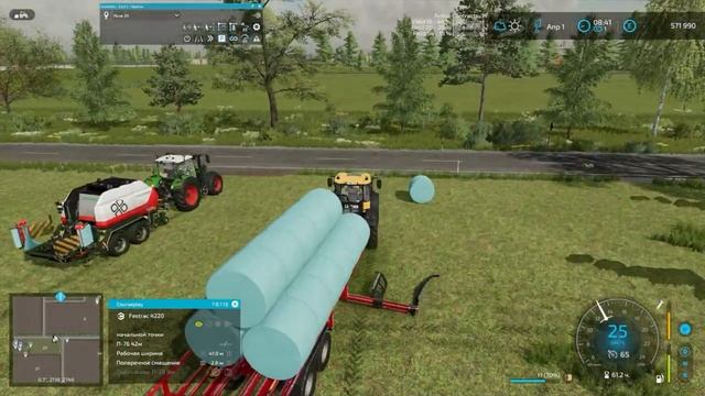 FS-22 NF-Marsch. Серия 23. Апрель месяц посевов и замены в техпарке смотреть онлайн