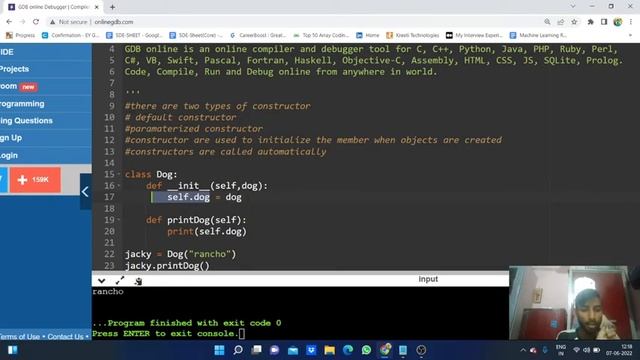 COMPLETE DETAILS ABOUT CONSTRUCTOR AND DESTRUCTOR | OOPS | LECTURE - 5 | PYTHON MEGA SERIES