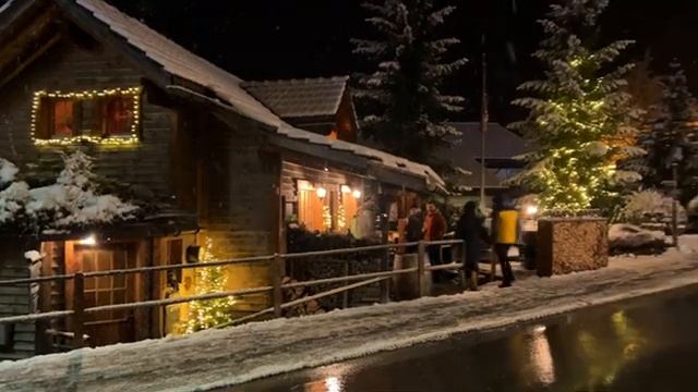 Гриндельвальд Швейцария Снежная прогулка по самой красивой рождественской деревне сказочной деревни!