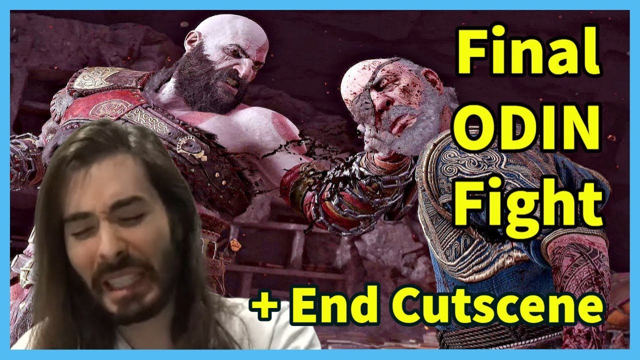 God of War Ragnarok - Final Odin Fight + End Cut Scene | Moistcr1tikal Plays смотреть онлайн
