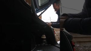 Установка подсветки в багажник Geely Monjaro/Atlas 2