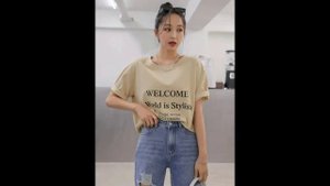 Girls Casual T Shirt Design 2022 | Crop T Shirt for Girls | Cool T Shirt 2022| Stylish T Shirt Girl