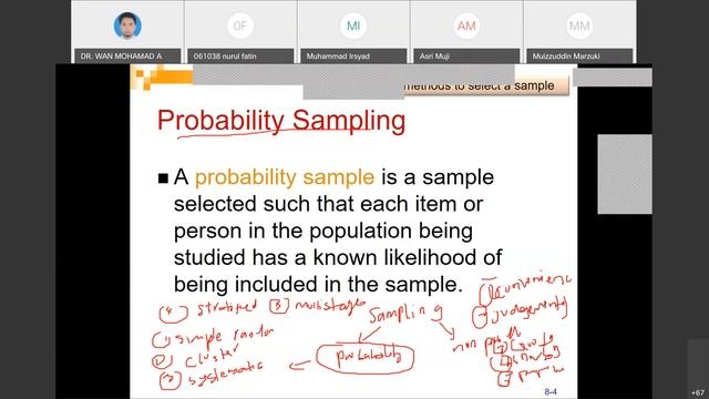 BUSINESS STATISTICS SAMPLING METHOD 2021