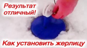 Жерлицы и результат. Как правильно установить жерлицу. Красновидово. Можайское водохранилище. Архив