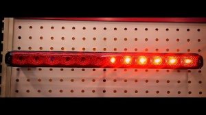 16" Red Sequential 12 LED Light Bar