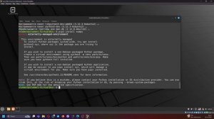 Installation Pythyon3 using command-line