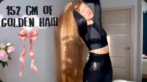 Alena’s golden long hair