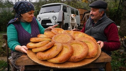 Мясная Лепёшка на Дровах | Традиционный Деревенский Рецепт