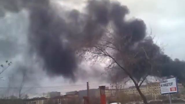 Пожар в районе Таганской 11.04.2011 смотреть онлайн