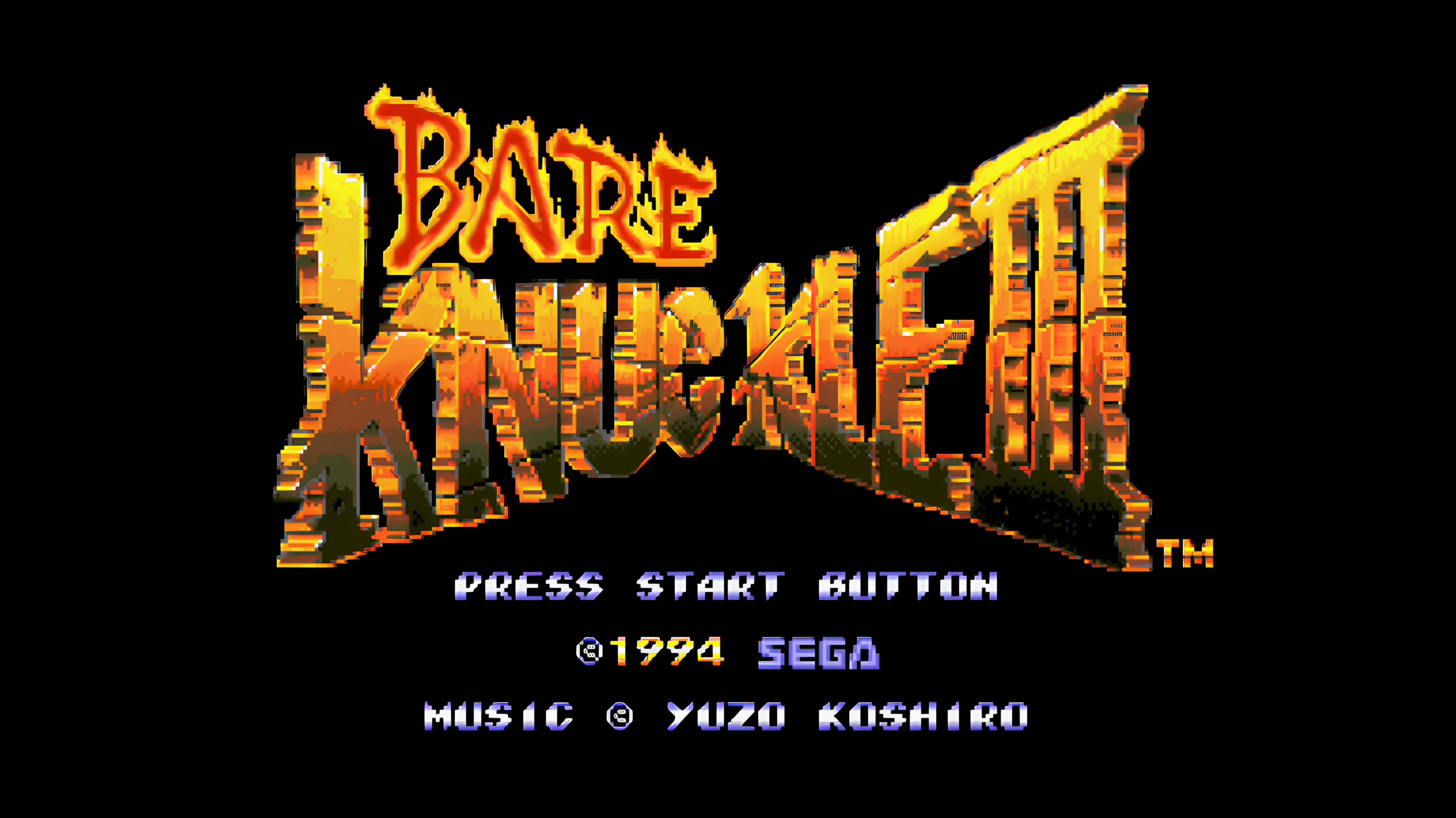Bare Knuckle 3 / Streets of Rage 3 (Sega) - Полное Прохождение