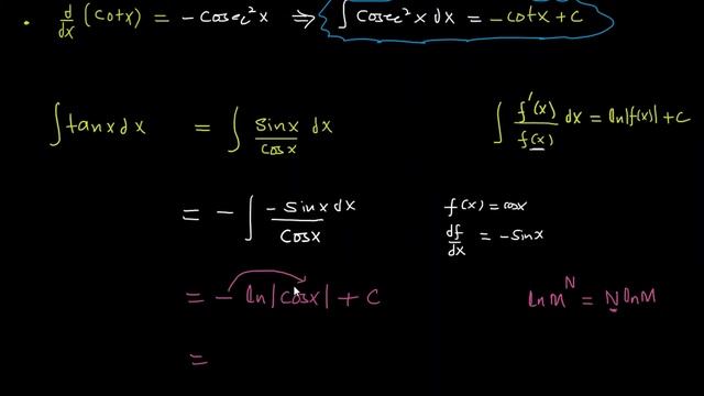 10 Integral involving trigonometric functions