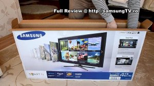 Samsung F5500 - 42F5500 Unboxing