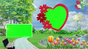 2020 wedding photo frame green screen Hd project