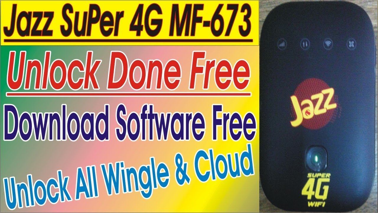 JAZZ SUPER 4G CLOUD MF-673 UNLOCK FREE 100% WORKING 2021 смотреть онлайн