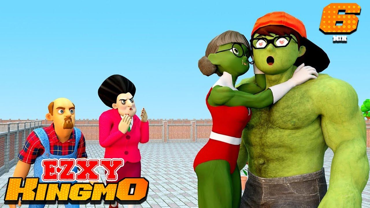 NickHulk Love TaniHulk Hate Hello Neighbor Ice Scream - Scary Teacher 3D MissT Family Funny смотреть онлайн