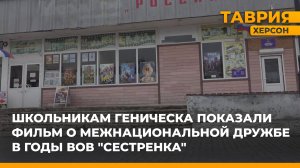 Школьникам Геническа показали фильм о межнациональной дружбе в годы ВОВ "Сестренка"