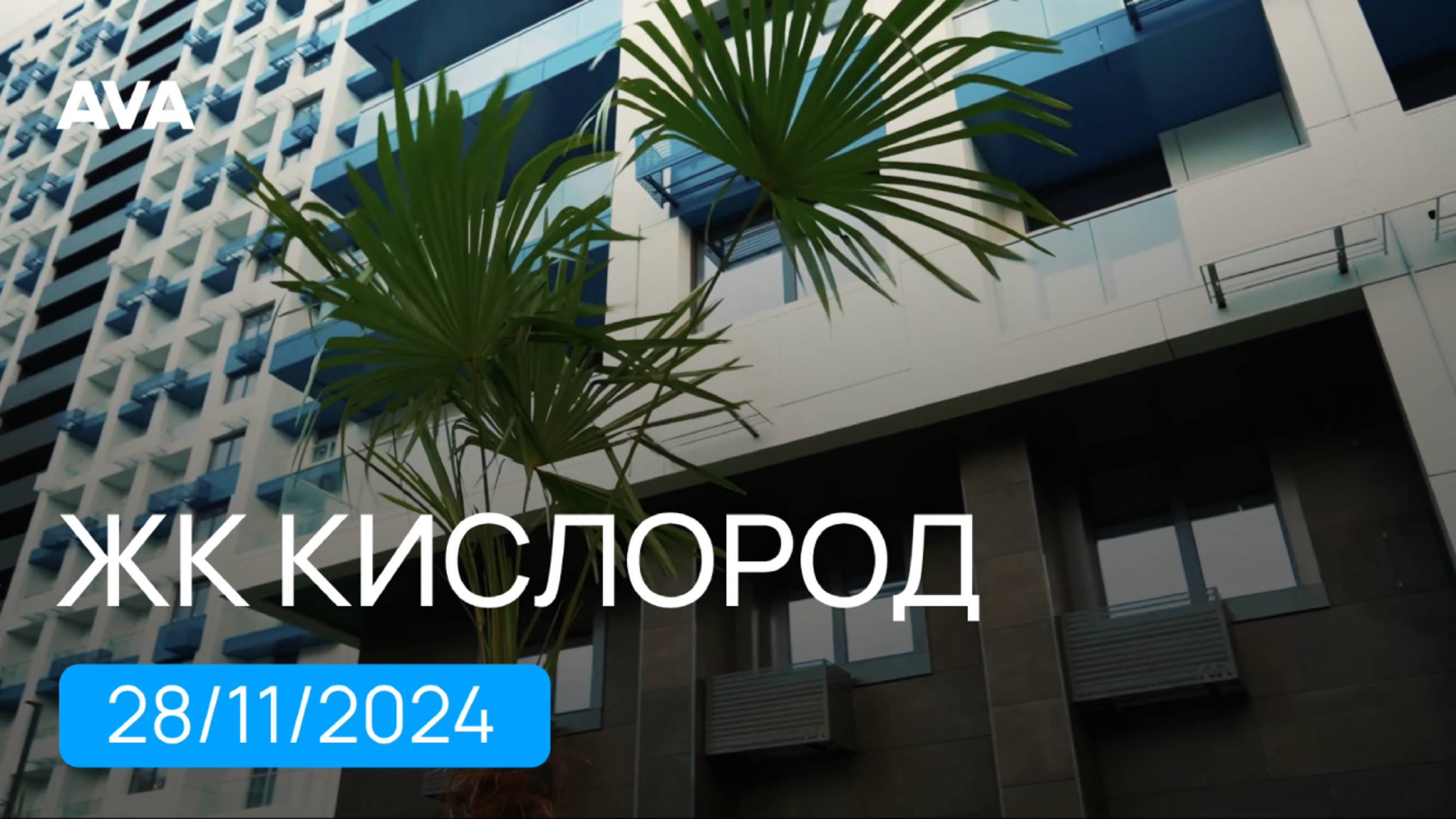 ЖК Кислород ➤ход строительства новостройки в Сочи на ноябрь 2024 ➤мкр Бытха в Сочи ➤AVA в Сочи