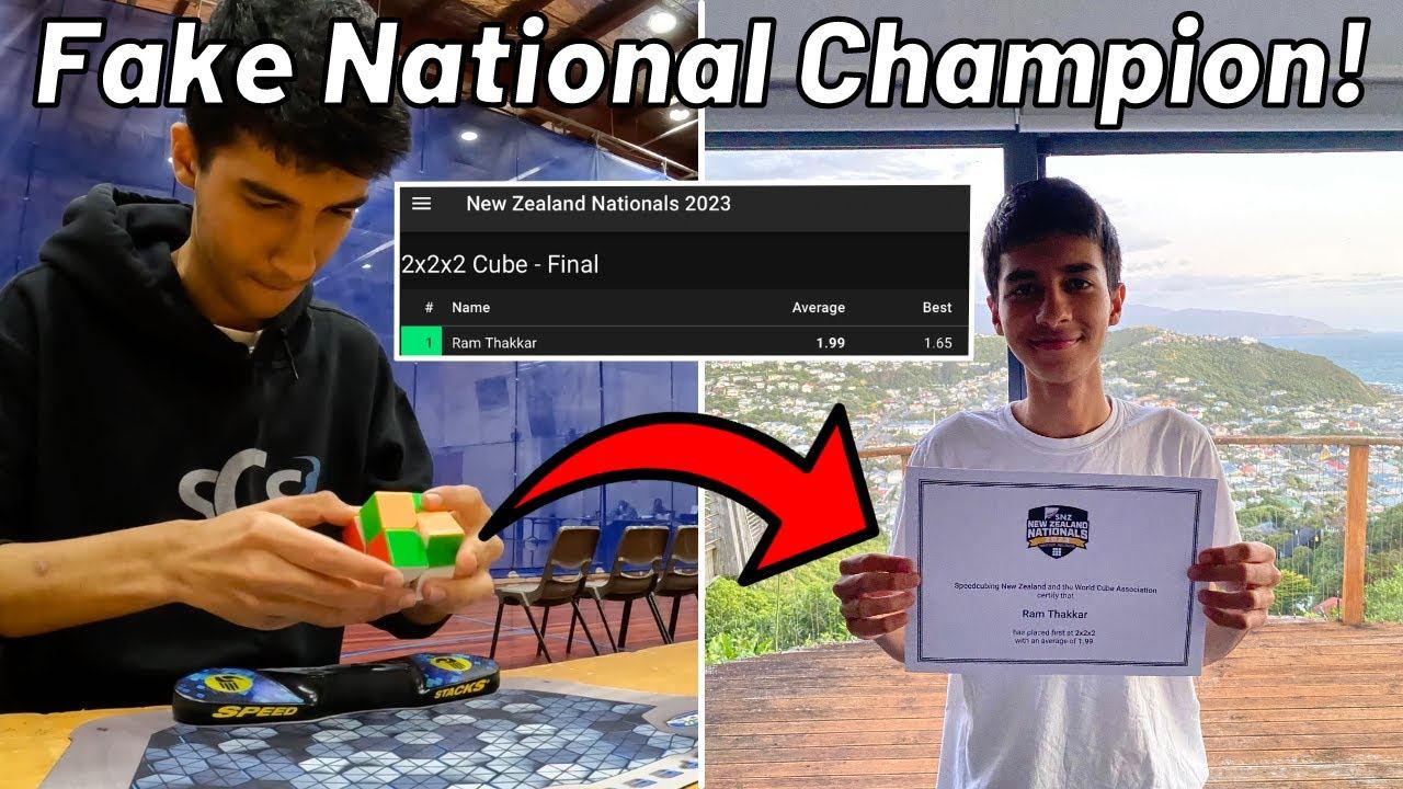 2x2 Rubik’s Cube - 2023 New Zealand National Championship Winning Solves!