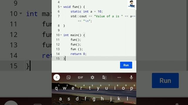 static storage classe in execution using c in tamil #happycoding #c++ #static #programming #storage