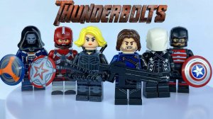 Обзор на Сборные Минифигурки Громовержцев #лего #марвел #громовержцы