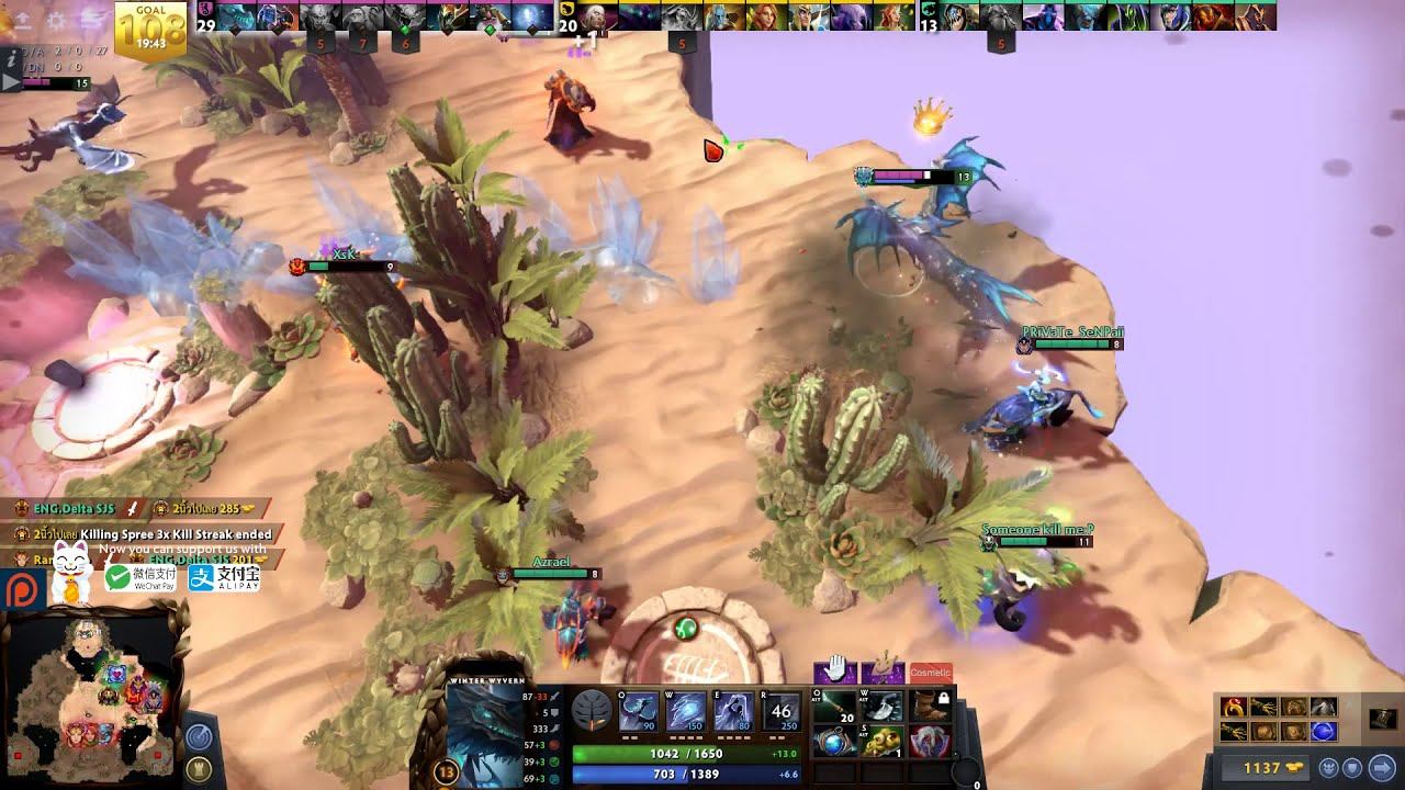 A DRAGON???!!!! Dota 2 Overthrow смотреть онлайн