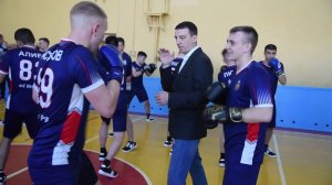 Мастер-класс по боксу для курсантов Новосибирского военного института