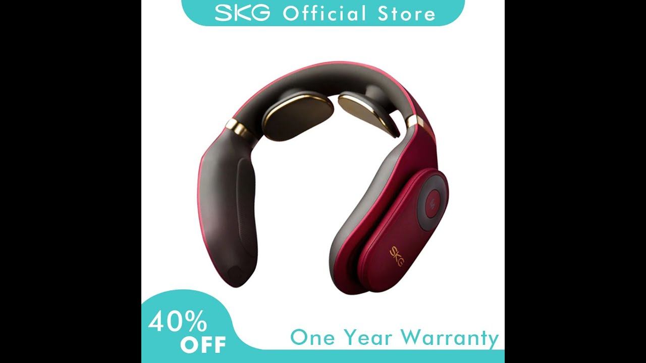 SKG Smart Electric Neck Shoulder Massager 4098 Red Pain Relief Remote Control Cervical Vertebra смотреть онлайн