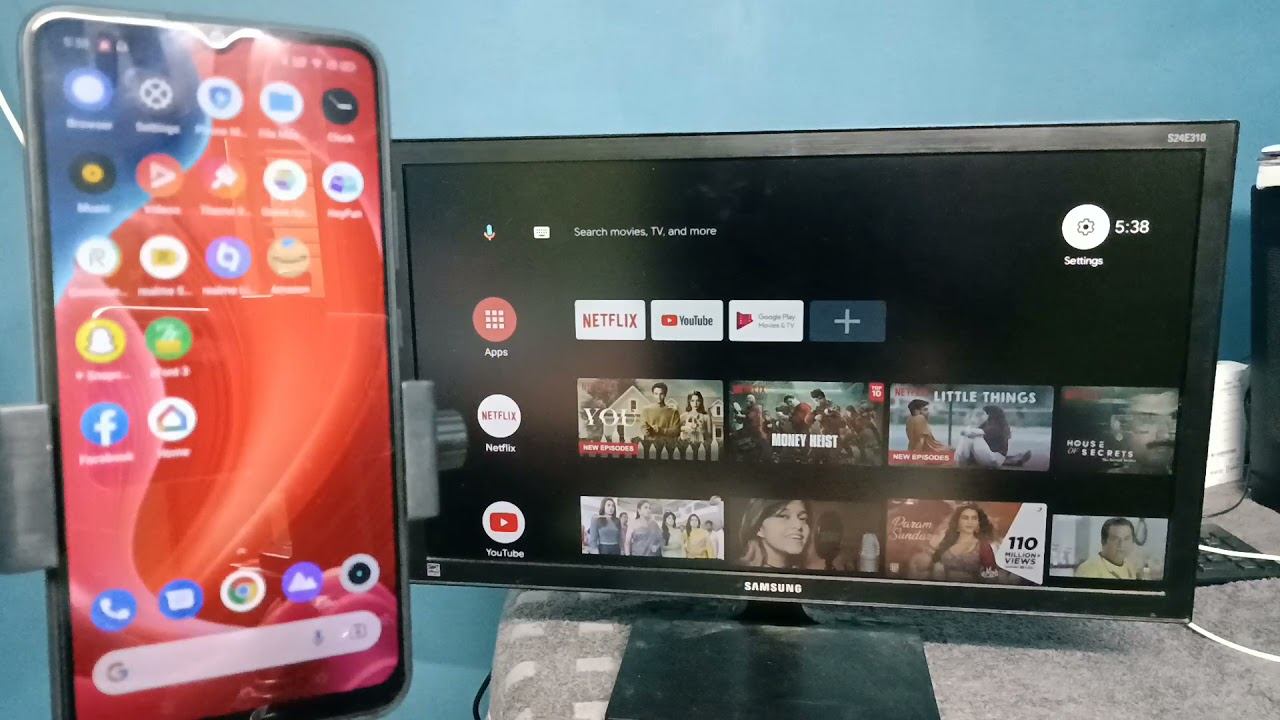 How to Connect Realme C21Y to Android TV | Smart TV | Screen Mirroring | Screen Cast | Chromecast смотреть онлайн