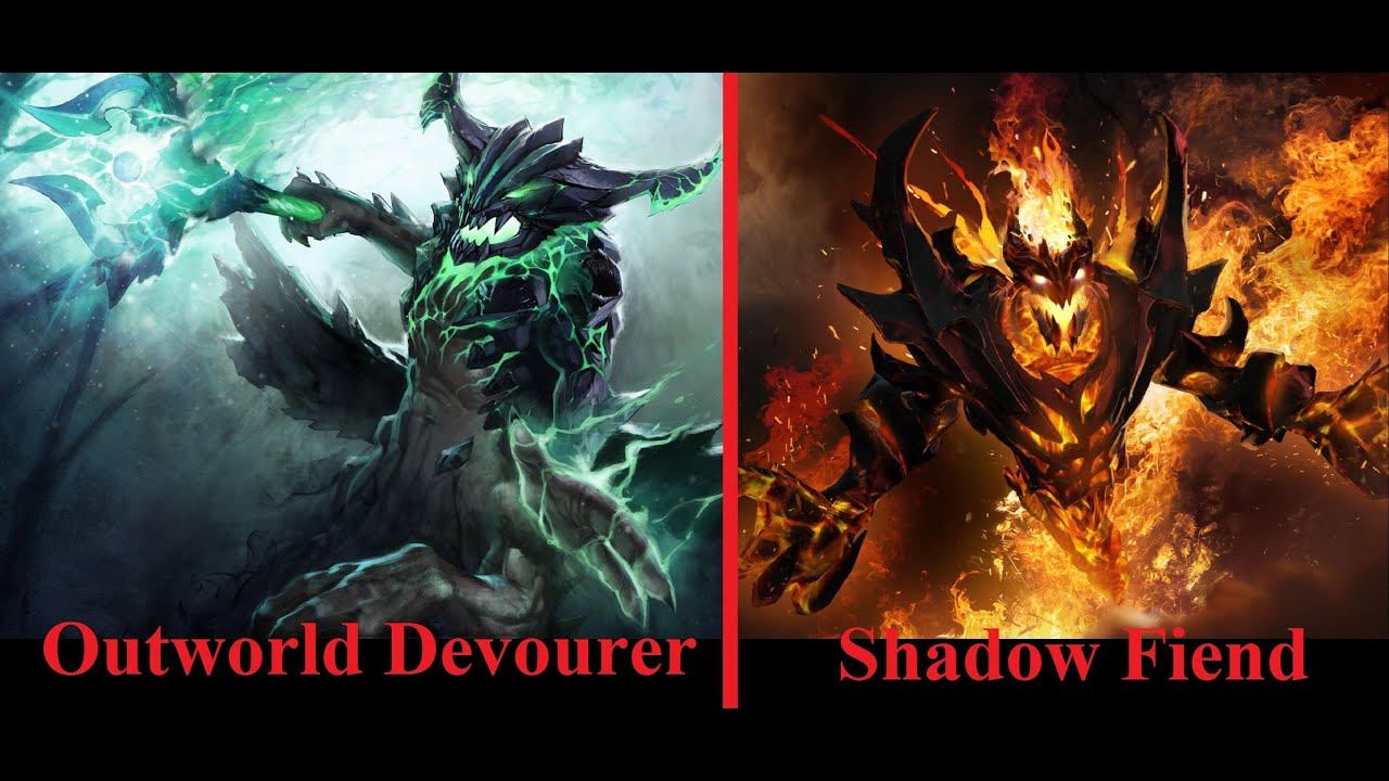 Dota 2 - Patch 6.86 Solo MId Outworld Devourer and Shadow Fiend смотреть онлайн