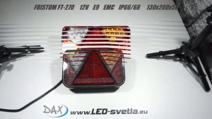 Zadní světlo na vozík Fristom FT-270