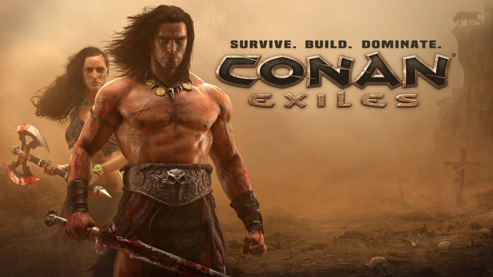 Conan Exiles Прохождение(2024) ч1 - Пробуем эту вкуснятину