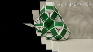 Кристал из змейки рубика