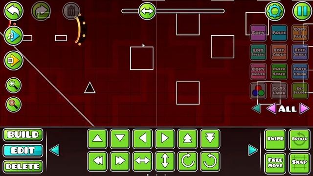 строим сложные уровни(geometry dash) смотреть онлайн