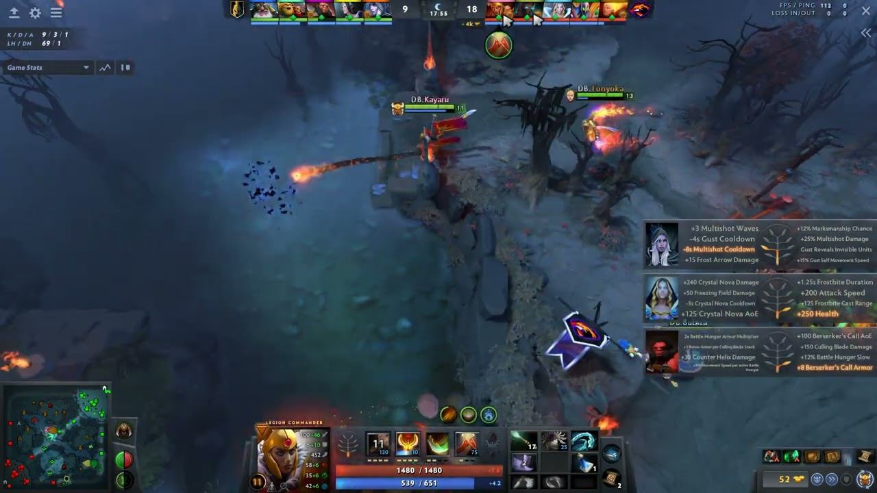 Dota 2 Offlane Legion Commander Carry vs Drow Ranger - Watch & Learn смотреть онлайн