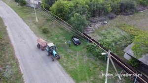 с. Бл. Чесночное с высоты птичьего полета 2020г. 1080р HD