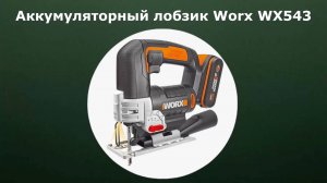 Аккумуляторный лобзик Worx WX543