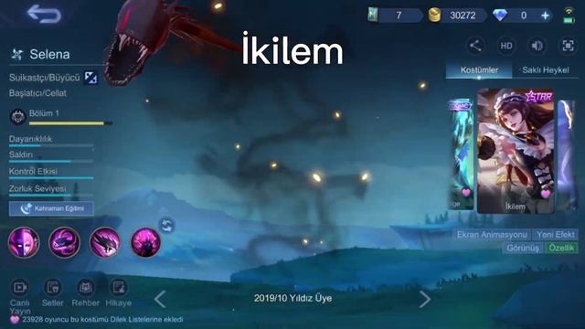 Selena Ve Kostümleri/Selena And Skins @MobileLegends5v5MOBA