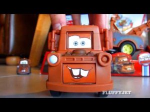 Cars 2 Make-A-Face Mater car Disney Pixar Mattel Toys Changers Toy Review Radiator Springs 16 Faces