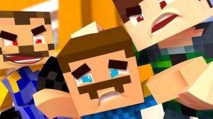 СОСЕДИ СТАВЯТ ОПЫТЫ НАД РЕБЕНКОМ! ПРИВЕТ СОСЕД В МАЙНКРАФТ (перезалив MrHald)