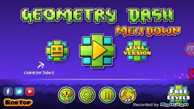 GEOMETRY DASH MELTDOWN смотреть онлайн