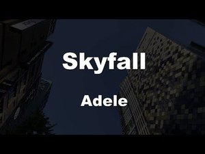 Karaoke♬ Skyfall - Adele 【No Guide Melody】 Instrumental