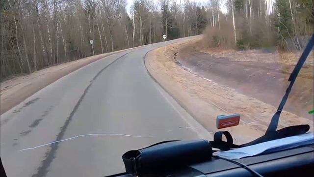 Еду на Санкт Петербург,дорогу замело снегом!!!